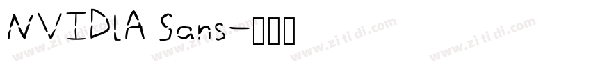 NVIDlA Sans字体转换